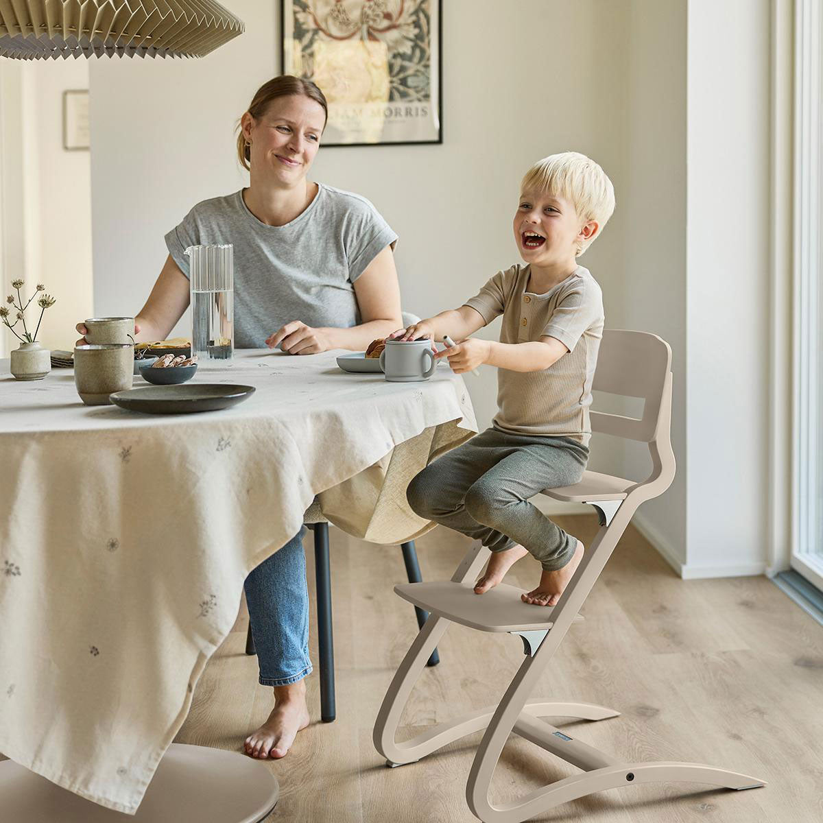 Leander Louie Wooden High Chair Cappuccino - Leander