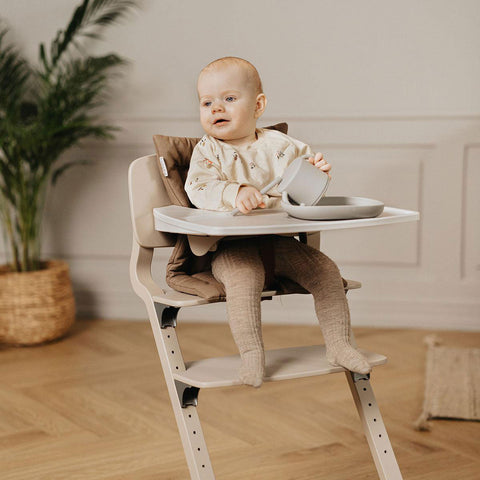 Louie Wooden High Chair Cappuccino - Leander