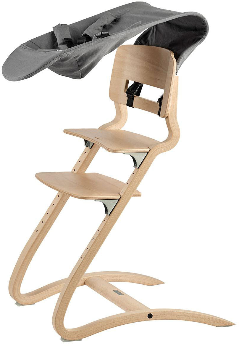 Leander Louie Wooden High Chair Sage Green - Leander