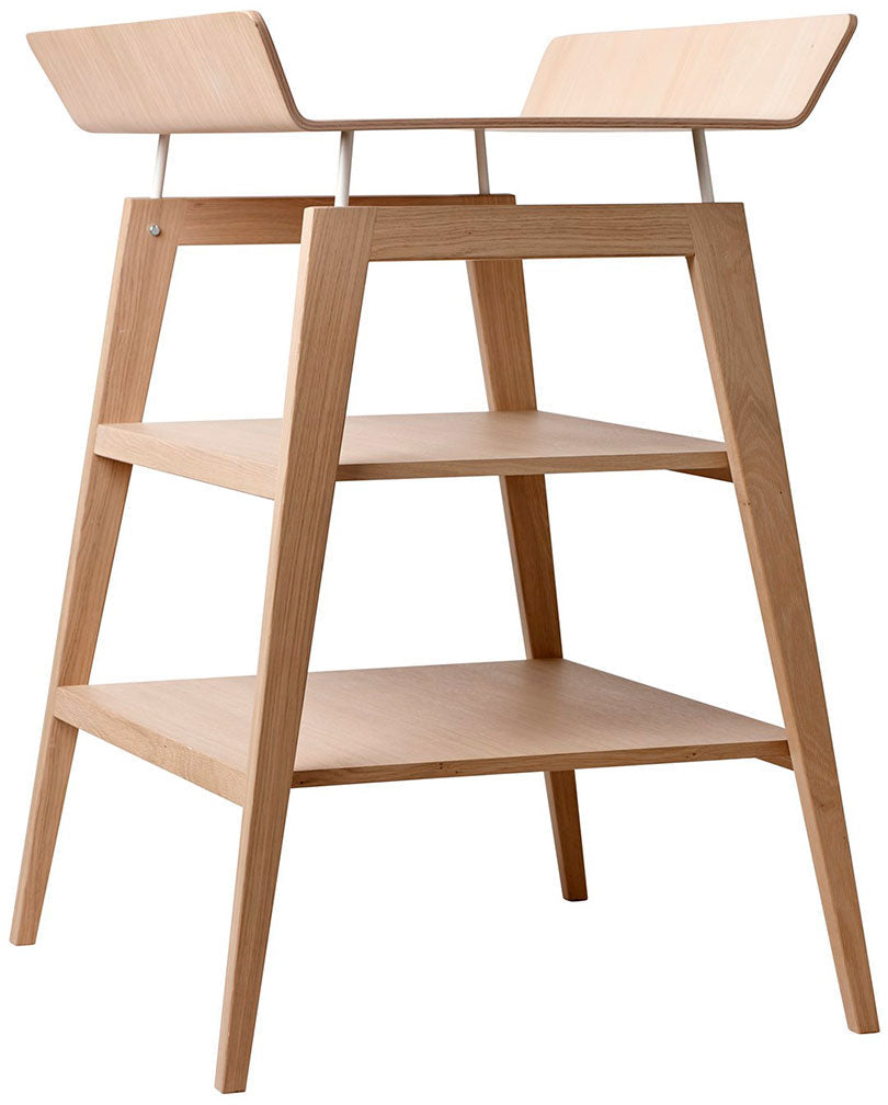 Linea Changing Table with mat Natural Wood - Leander