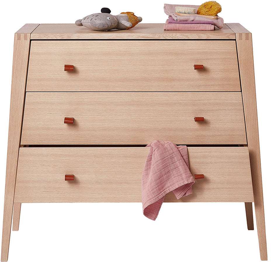 Linea Dresser and Changing Table Natural Wood - Leander