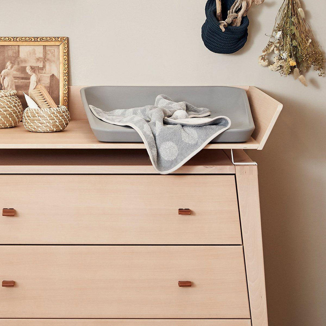 Linea Dresser and Changing Table Natural Wood - Leander
