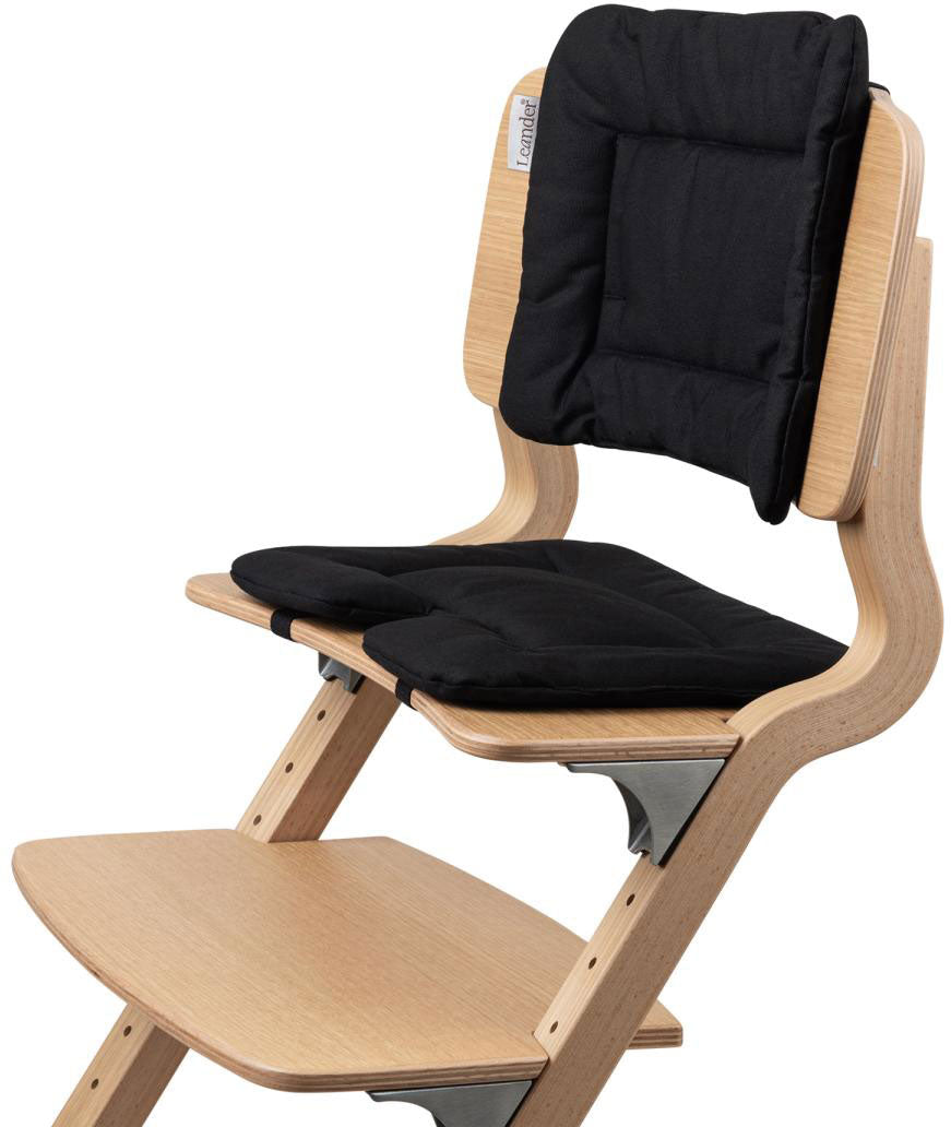 Leander Louie Wooden High Chair Cushion Black New