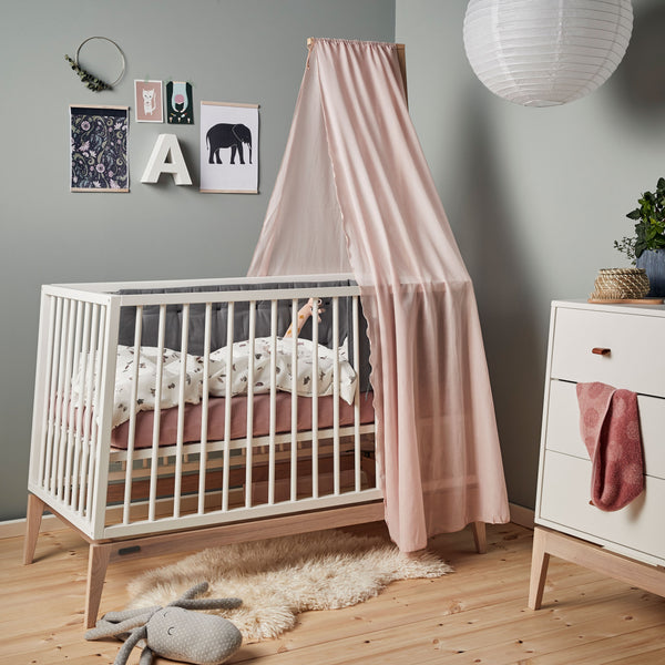 Luna Baby Cot Bed White Oak - Leander