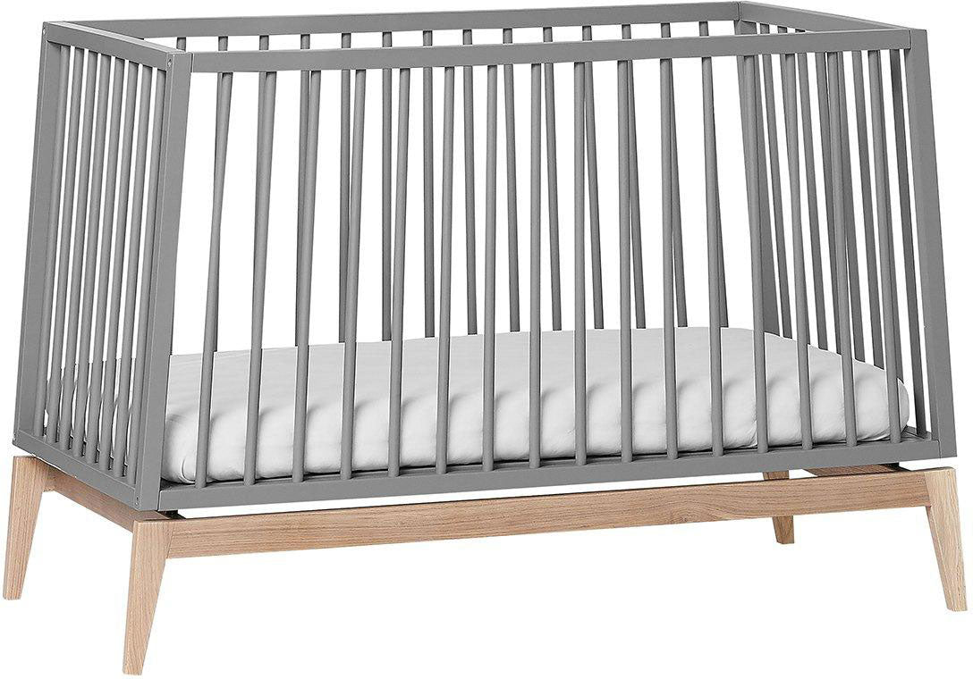 Luna Baby Cot Bed Grey - Leander