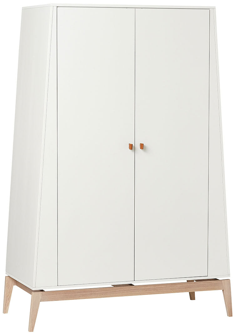 Luna Wardrobe Large White Oak - Leander