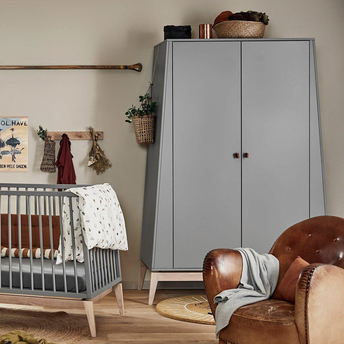 Luna Wardrobe Large Grey - Leander