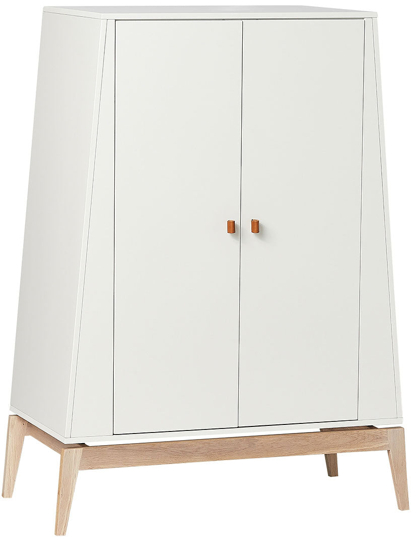 Luna Wardrobe Small White Oak - Leander