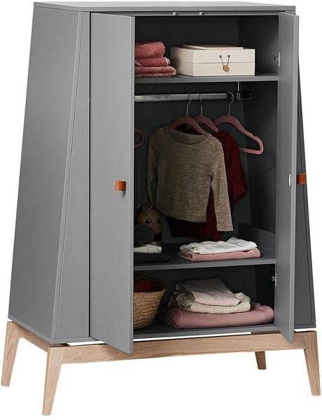 Luna Wardrobe Small Grey - Leander