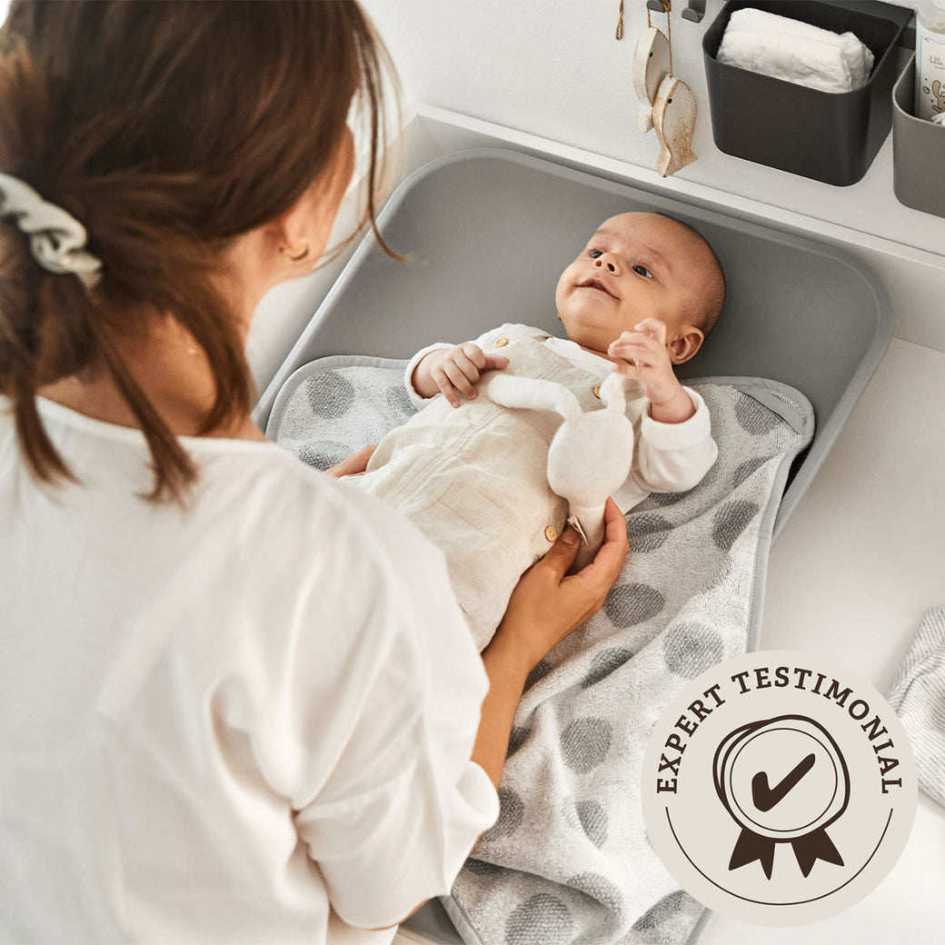 Matty Changing Mat Pearl Grey - Leander