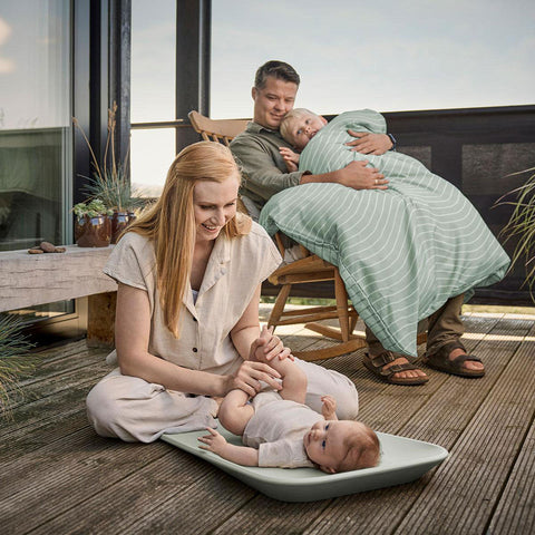 Mini Changing Matty Sage Green - Leander