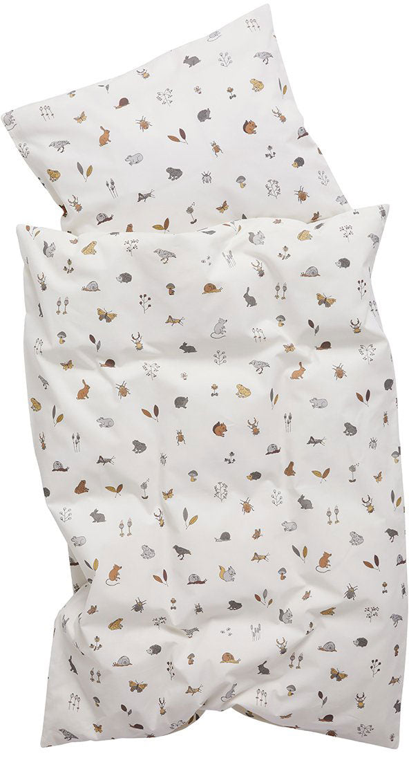 Organic baby bedding set Forrest Cappuccino - Leander