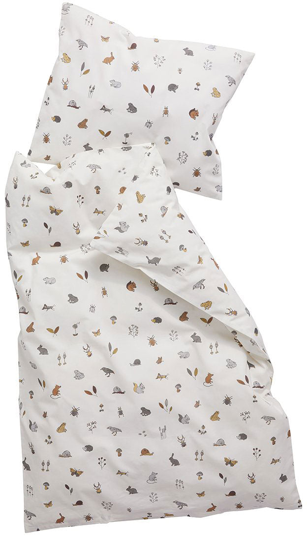 Organic baby bedding set Forrest Cappuccino - Leander