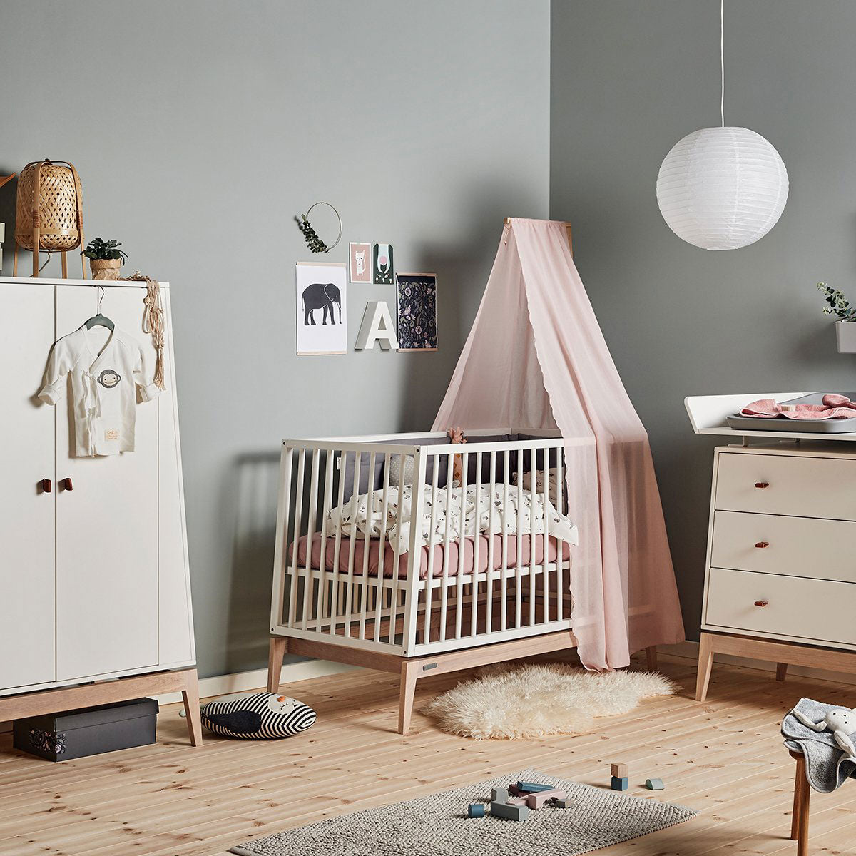 Dusty rose nursery bedding on sale