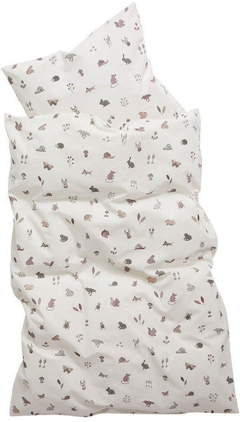 Organic baby bedding set Forrest Dusty Rose - Leander