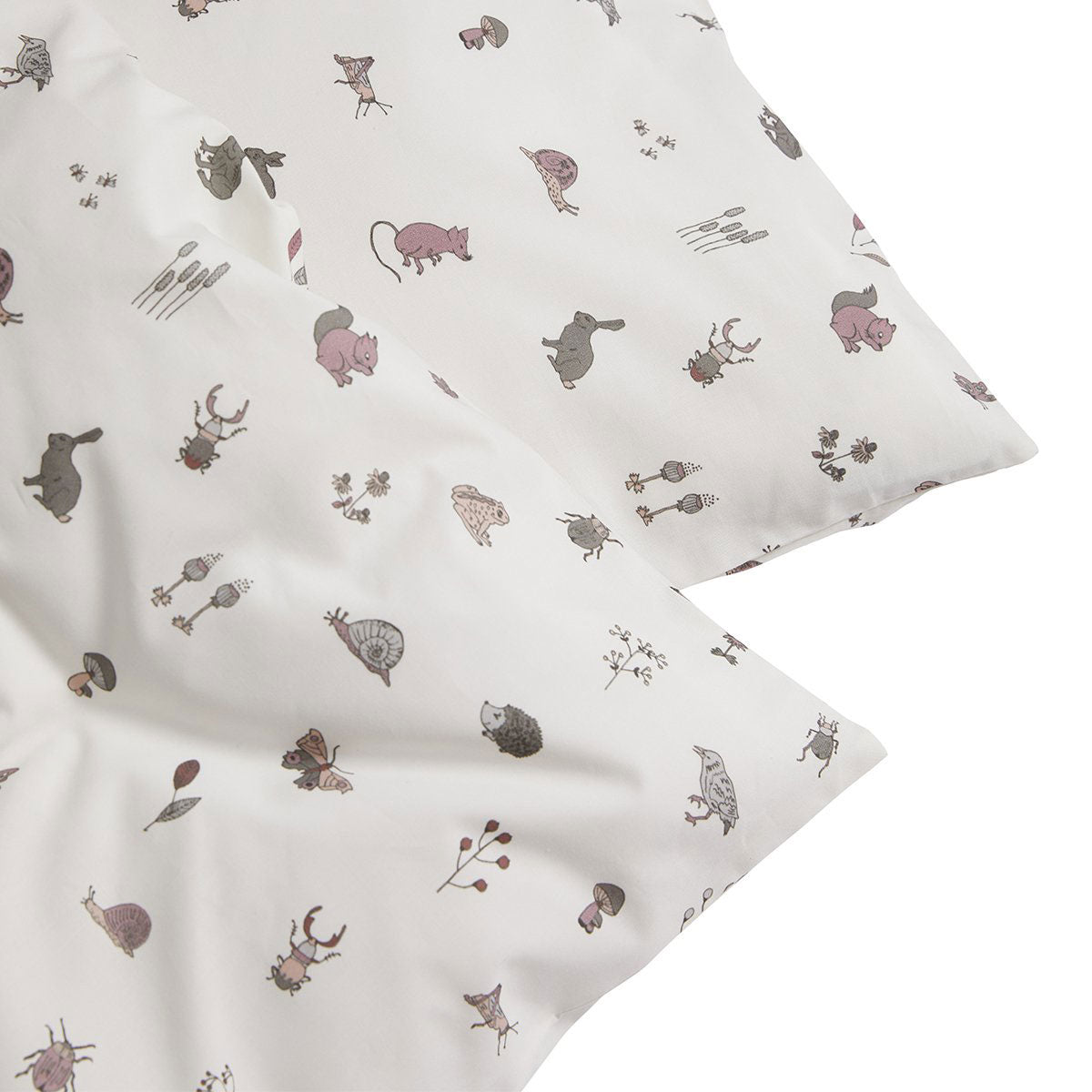 Organic baby bedding set Forrest Dusty Rose - Leander