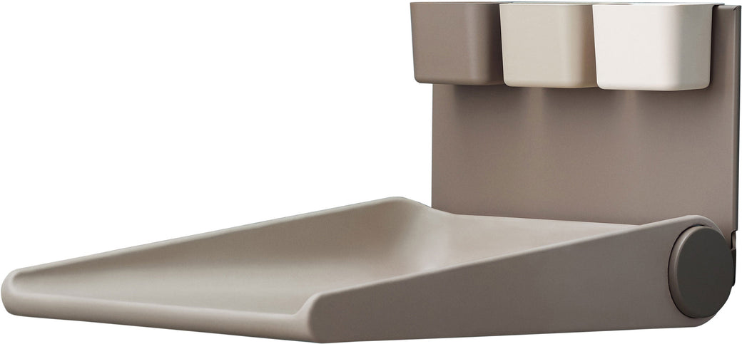 Wally Wall-mounted Changing Table Cappuccino - Leander