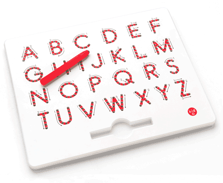 A to Z Magnatab Uppercase Letters - Kid O