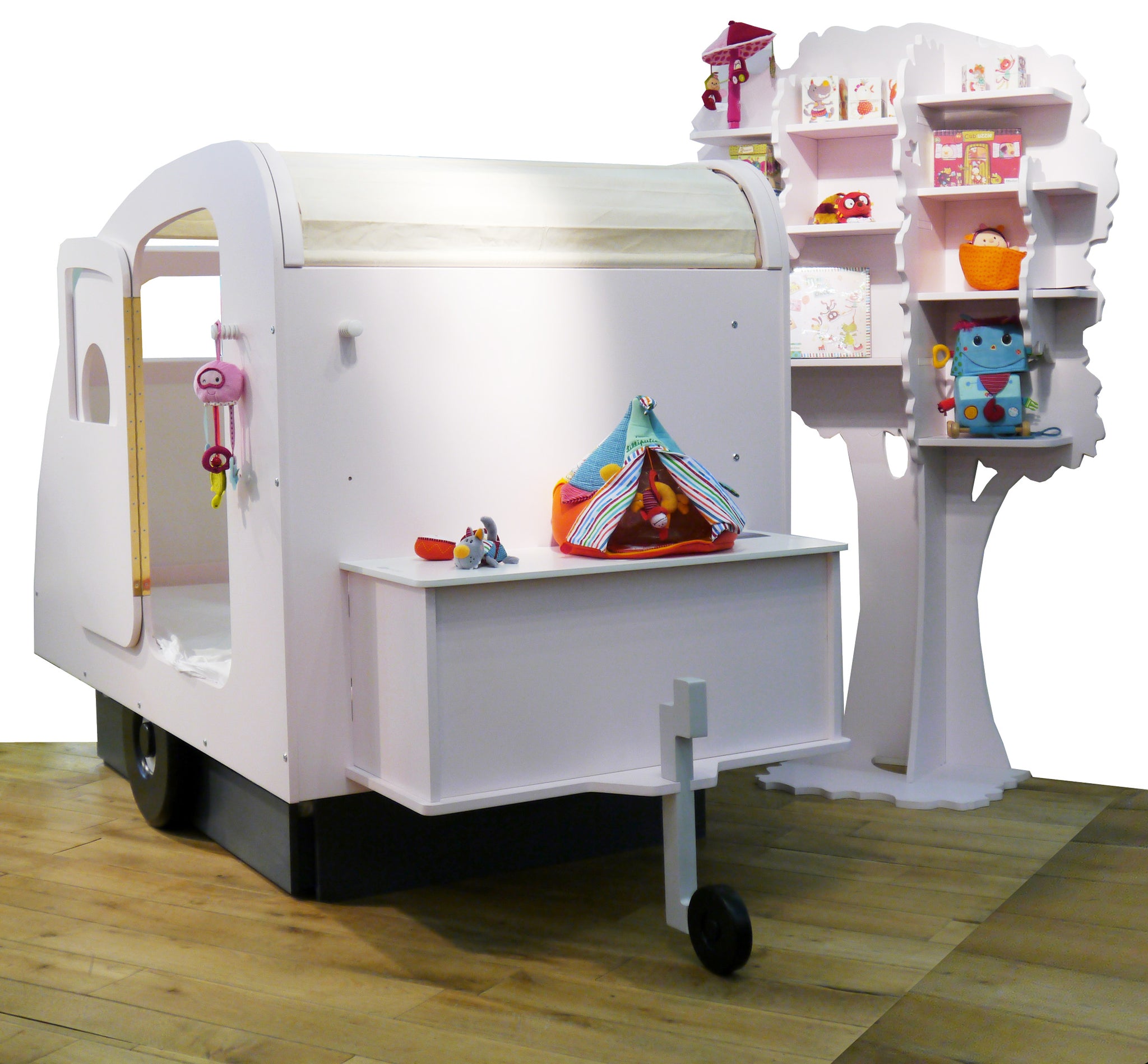 Children's Caravan Themed Bed - Mathy By Bols