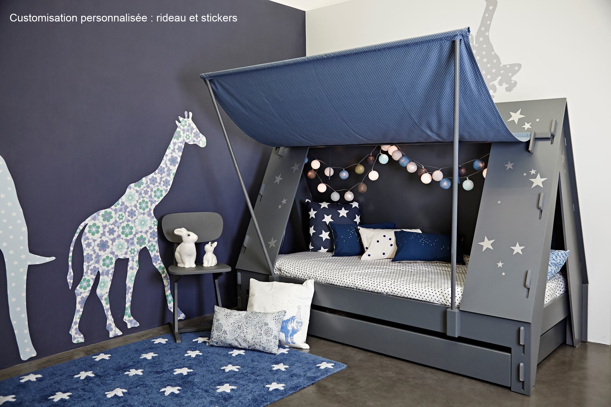 Children's Tent Themed Bed - Mathy By Bols