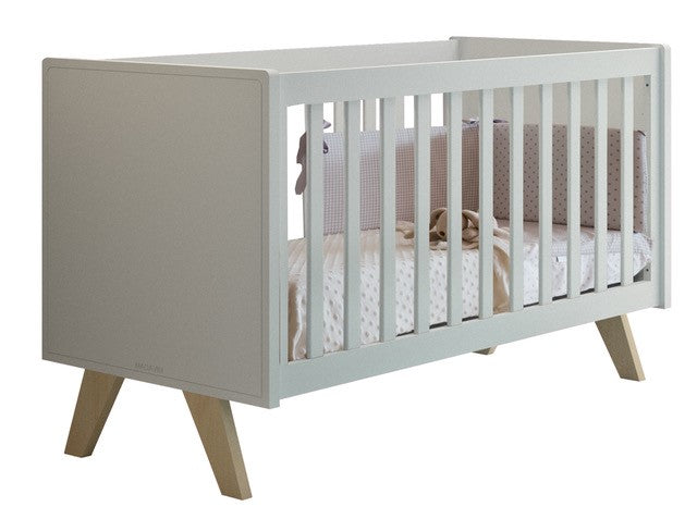 Madavin Cot White/Birch - Mathy By Bols