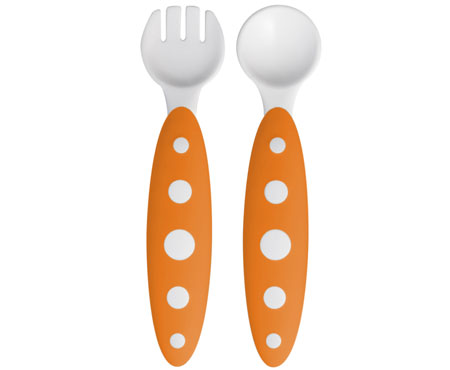 Modware Toddler Utensils Orange - Boon