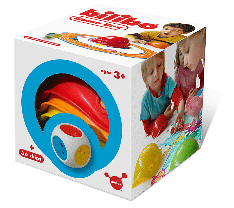 Bilibo Game Box with Colour Chip Dice - Moluk