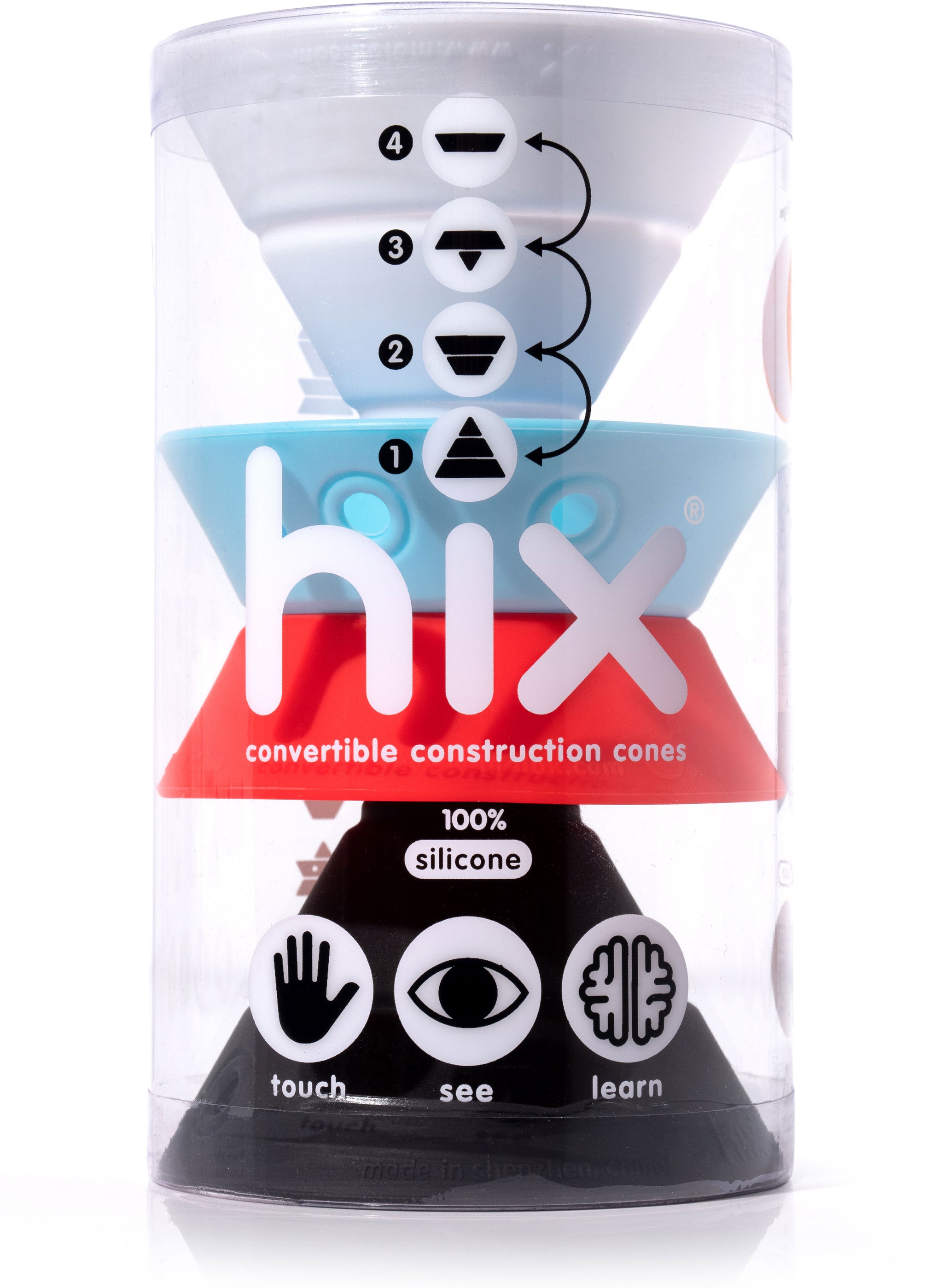 Hix Nordic Colours Black White Ice Blue Red - Moluk