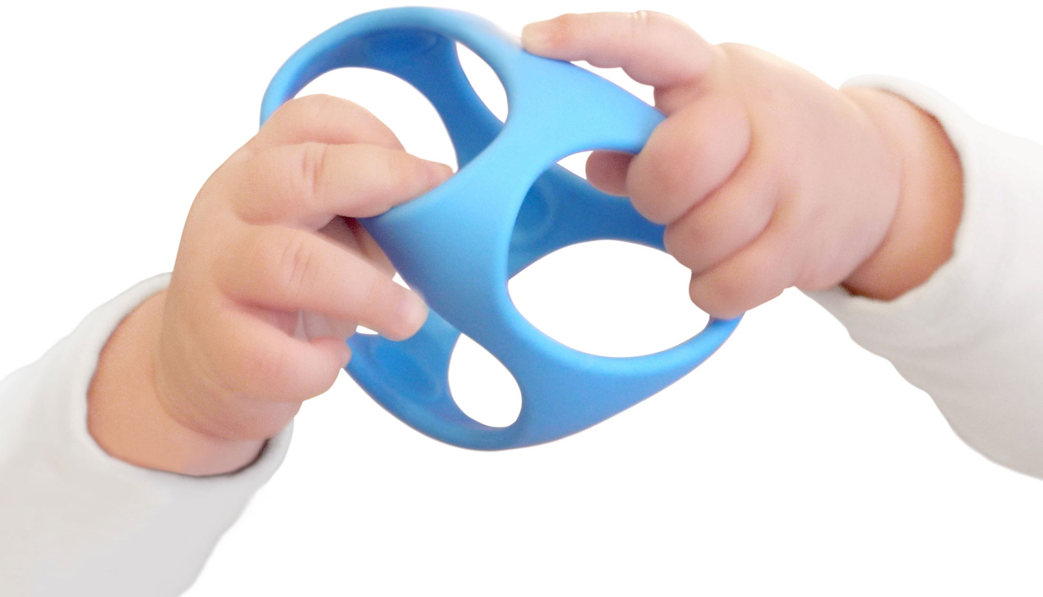 Oibo Elastic Baby Grasping Ball Blue - Moluk