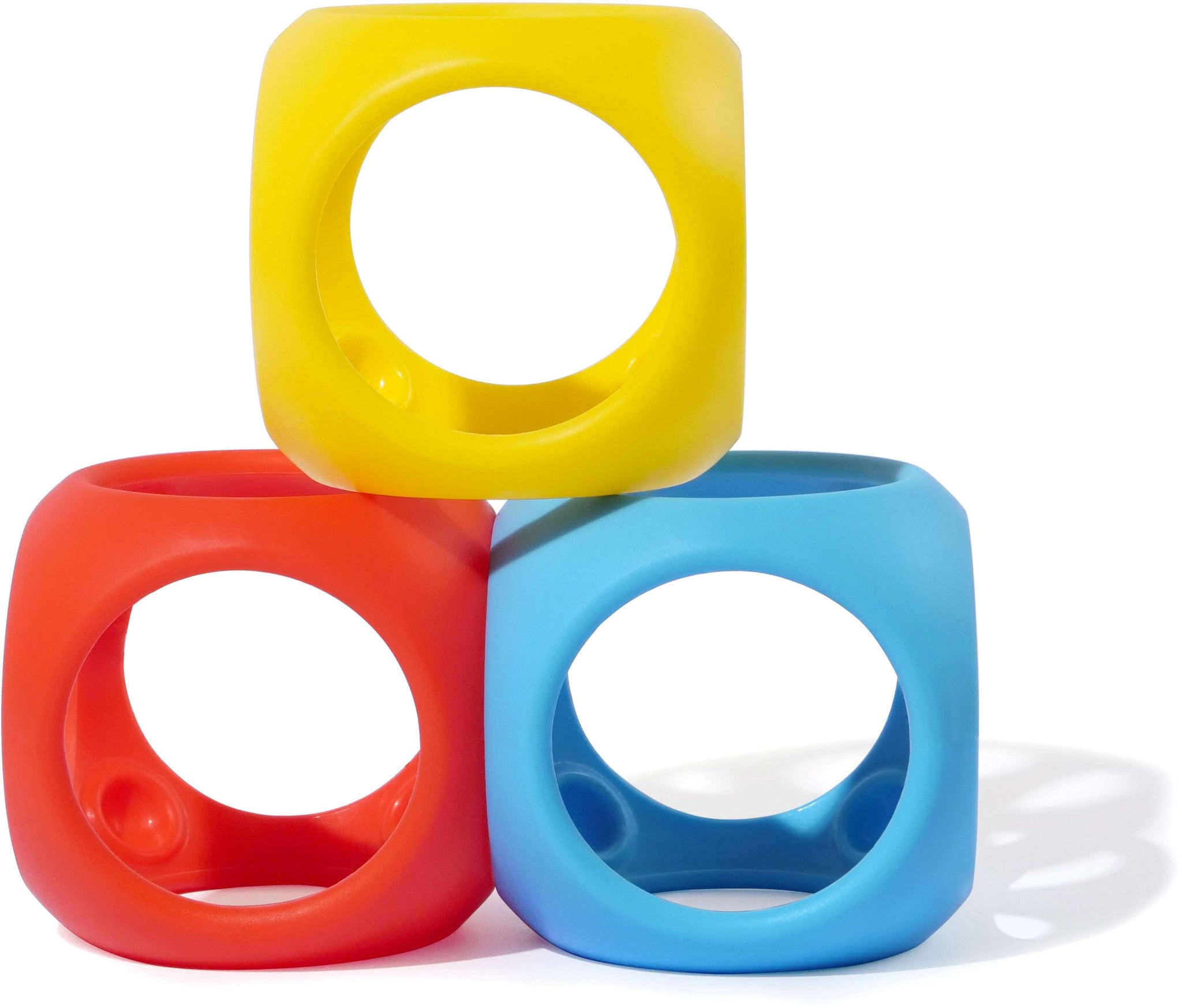 Oibo Elastic Baby Grasping Ball Primary Colours Set of 3 - Moluk