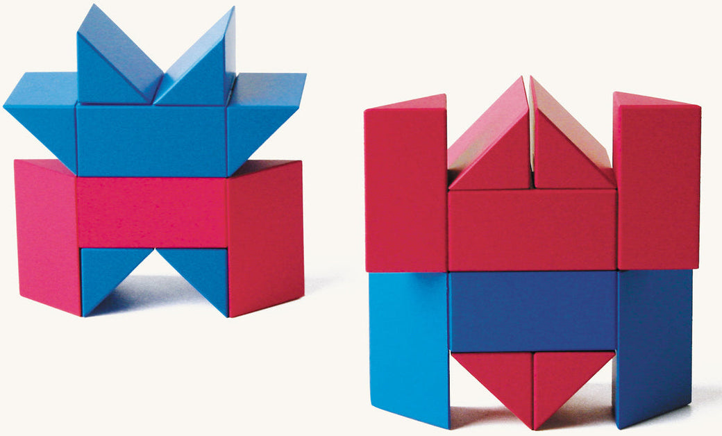 Ponte Blocks Magenta Blue - Naef