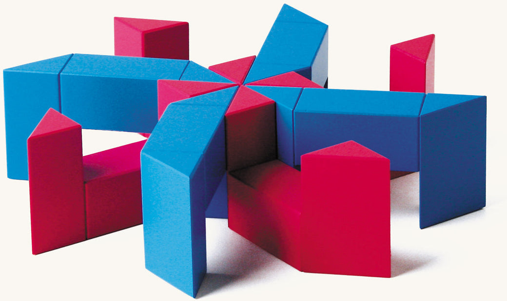Ponte Blocks Magenta Blue - Naef