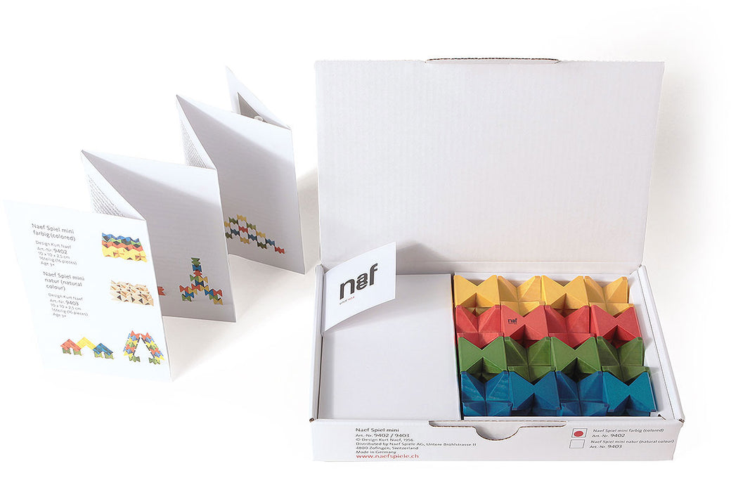 Naef Spiel Mini Colours Angled Building Bricks - Naef