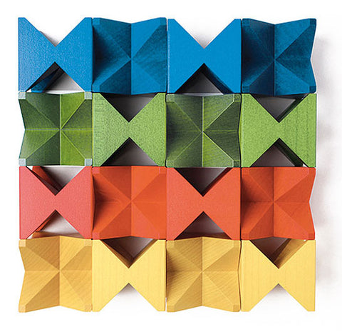 Naef Spiel Mini Colours Angled Building Bricks - Naef
