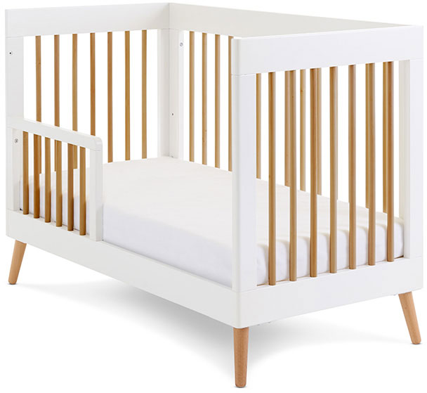 Maya Baby Cot Bed White - Obaby