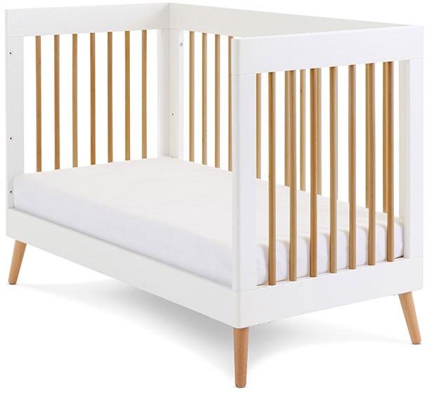 Maya Baby Cot Bed White - Obaby