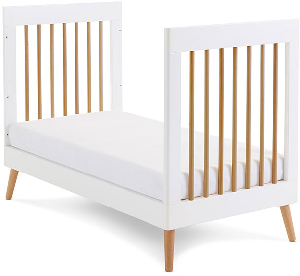 Maya Baby Cot Bed White - Obaby