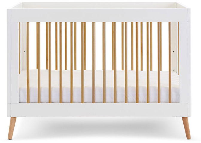 Maya Baby Cot Bed White - Obaby