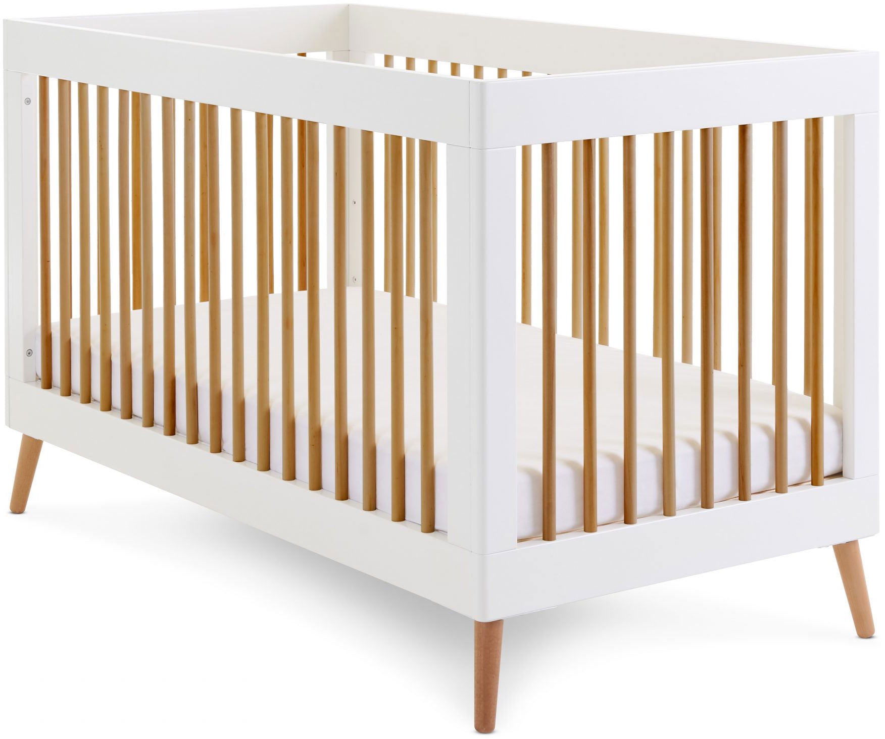 Maya Cot Bed White Obaby Bebemoda Modern furniture and essentials for babies and kids