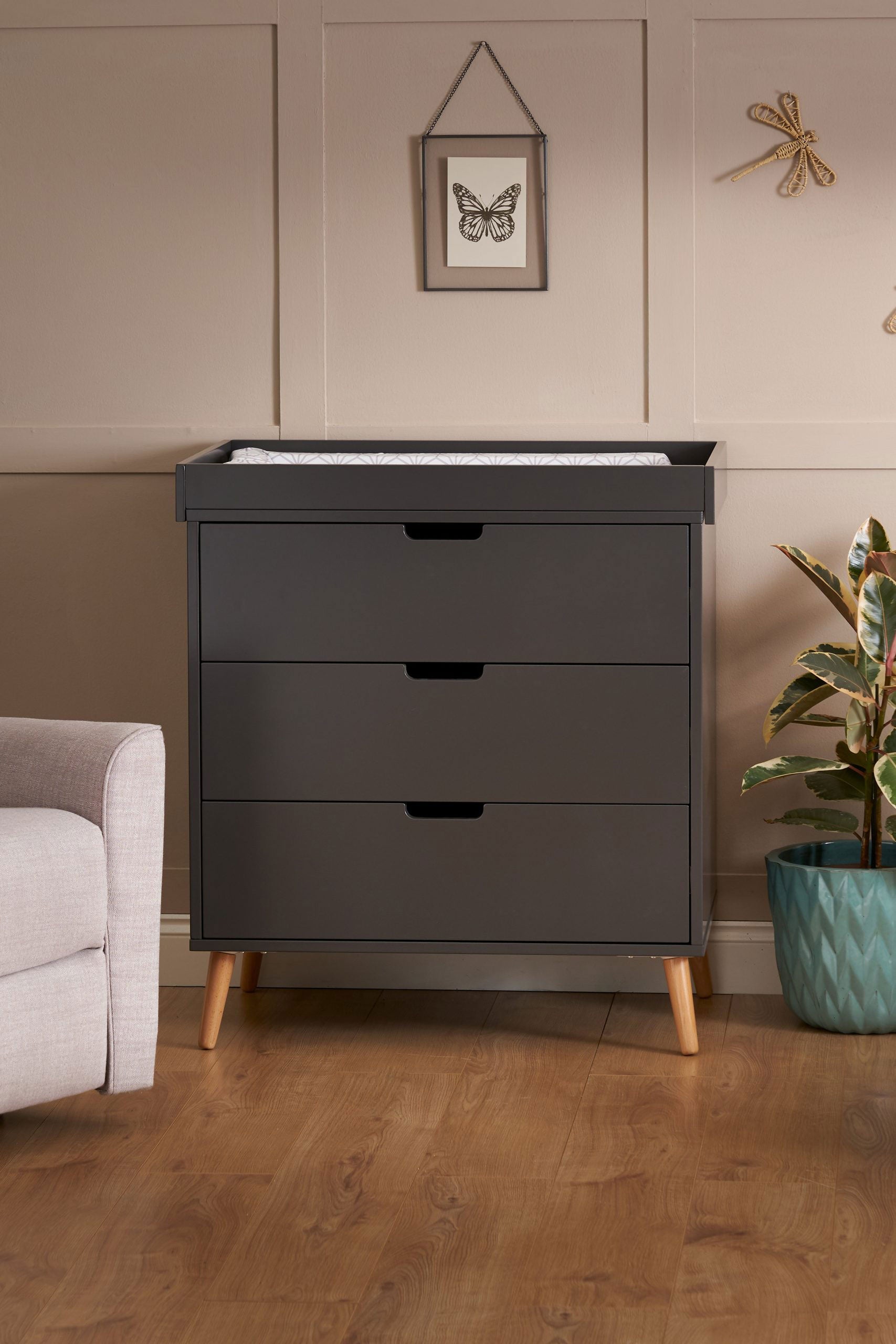 Maya Dresser and Changing Unit Slate - Obaby