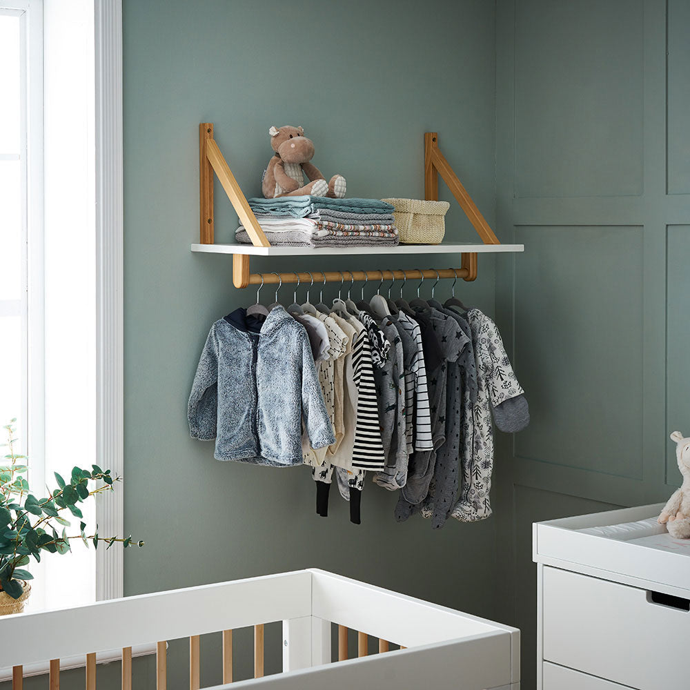 Maya Wall Shelf White - Obaby