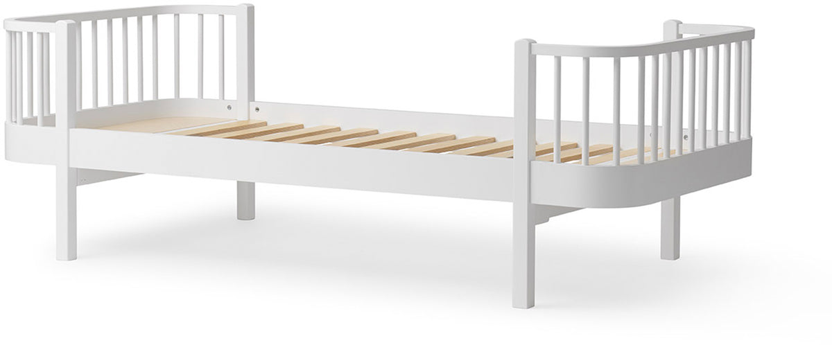 Wood Original Single Bed White - Oliver Furniture