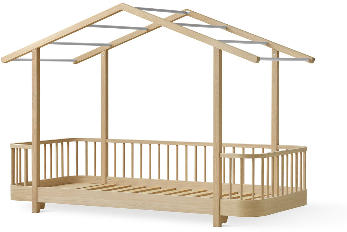 Wood Original Single House Bed Oak - Oliver Furniture