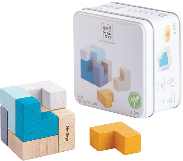 3D Puzzle Cube - Plan Toys