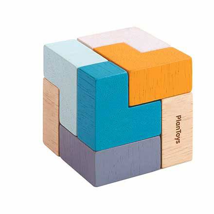 3D Puzzle Cube - Plan Toys