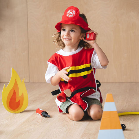 Fire Fighter Pretend Play Set - Plan Toys