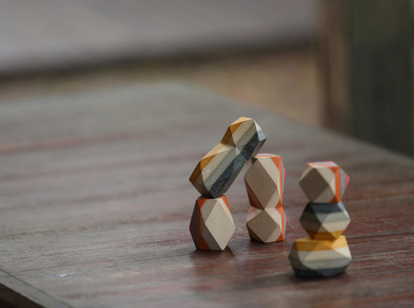 Geo Stacking Rocks - Plan Toys