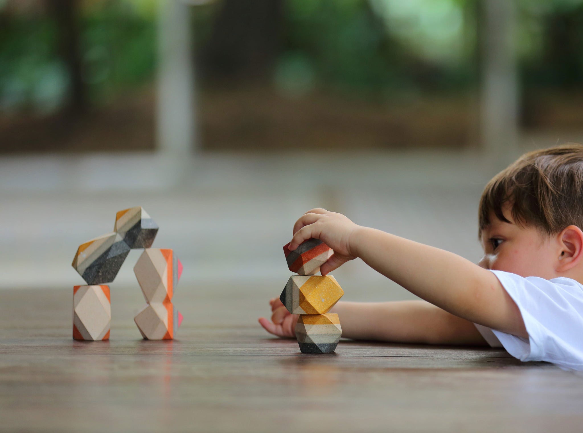 Geo Stacking Rocks - Plan Toys