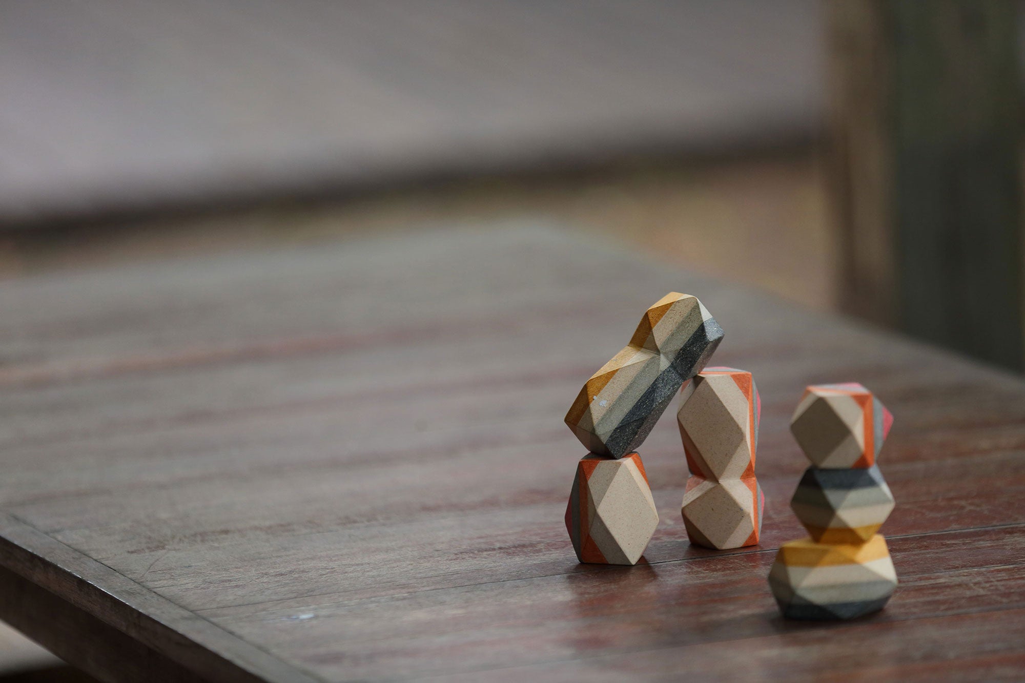 Geo Stacking Rocks - Plan Toys