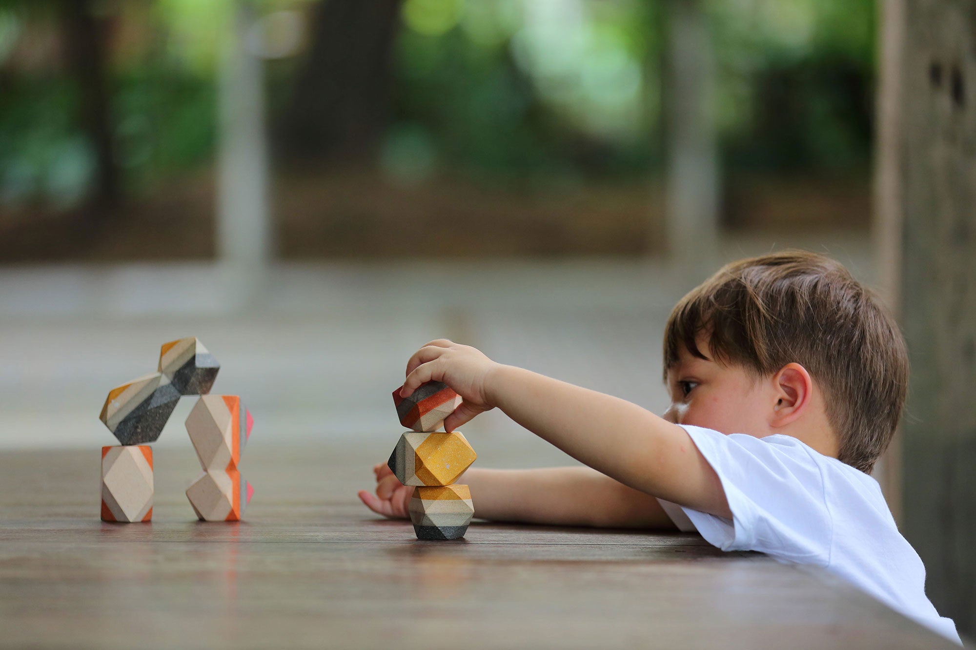 Geo Stacking Rocks - Plan Toys